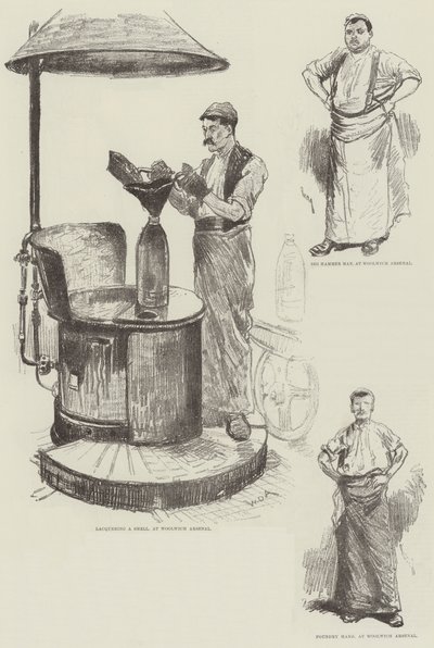 Fábrica de proyectiles, Arsenal de Woolwich de William Douglas Almond